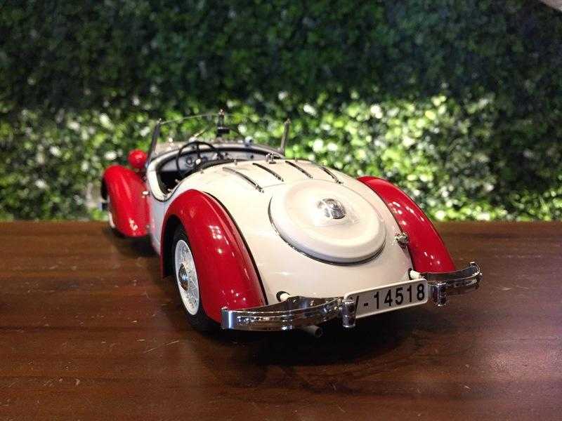 1/18 CMC Audi 225 Front Roadster, 1935 Red/White M075C【MGM】