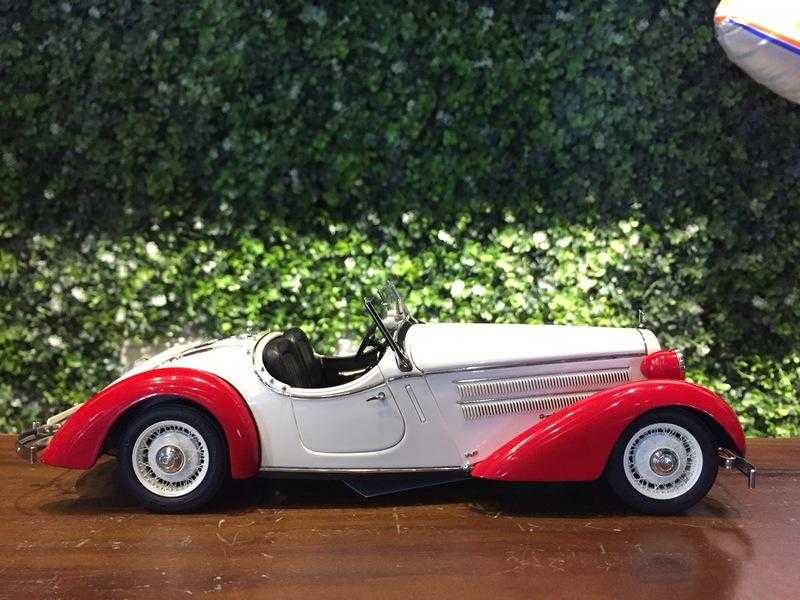 1/18 CMC Audi 225 Front Roadster, 1935 Red/White M075C【MGM】