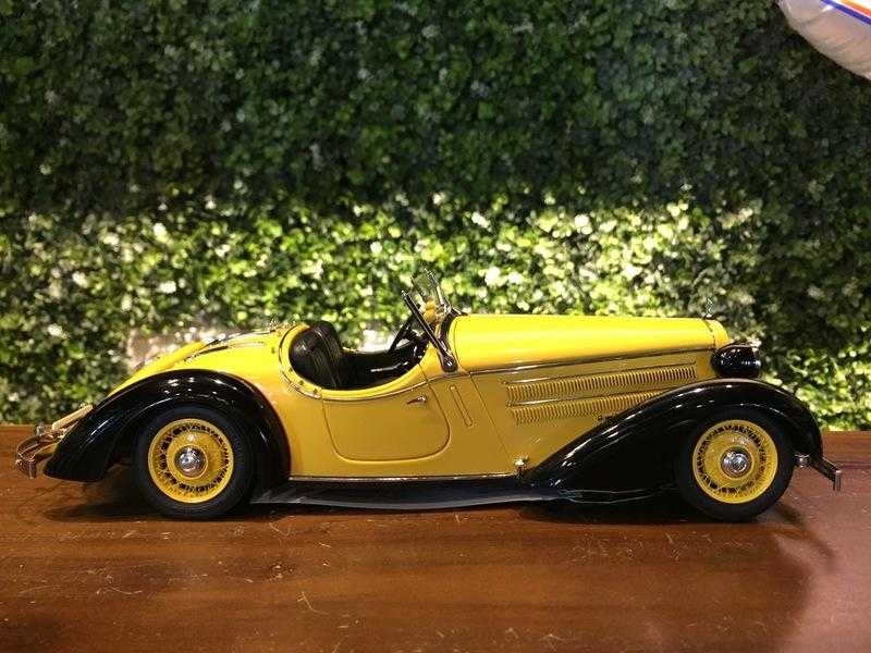 1/18 CMC Audi 225 Front Roadster, 1935 BK/YW M075A【MGM】