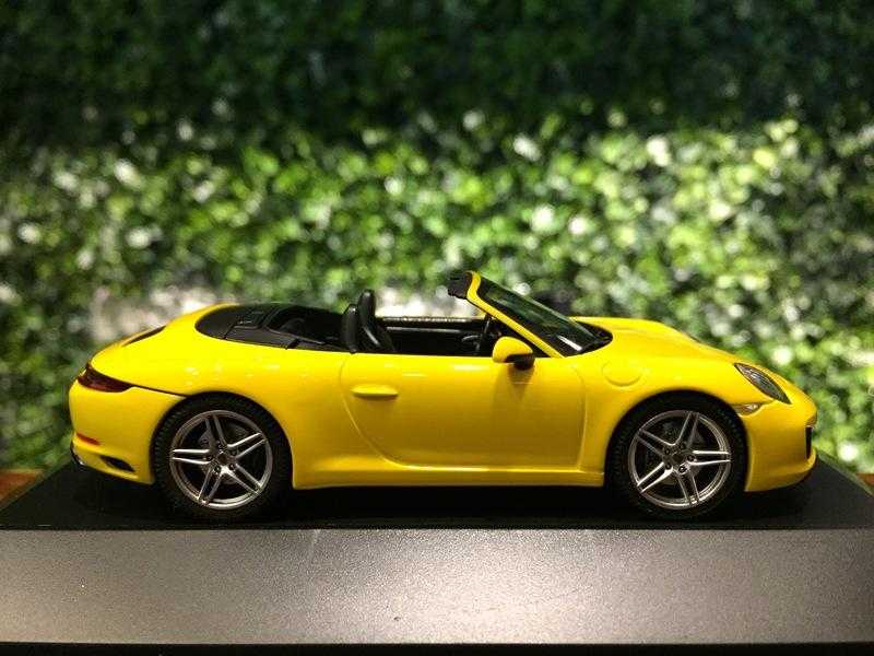 1/43 Herpa Porsche 911 (991) Carrera Cabriolet Yellow【MGM】