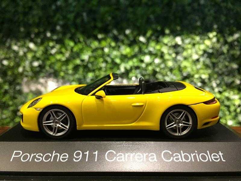 1/43 Herpa Porsche 911 (991) Carrera Cabriolet Yellow【MGM】