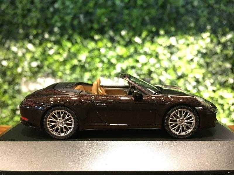 1/43 Herpa Porsche 911 (991) Carrera 4S Cabriolet Black【MGM】