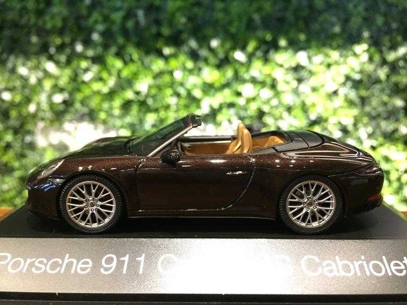 1/43 Herpa Porsche 911 (991) Carrera 4S Cabriolet Black【MGM】