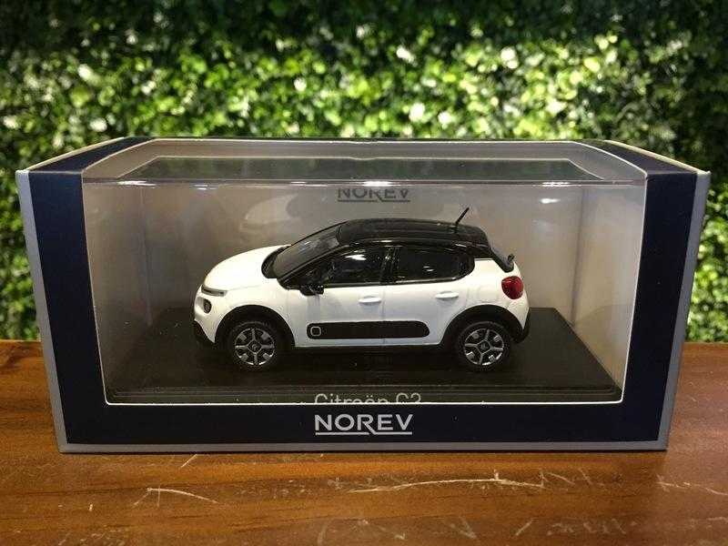 1/43 Norev Citroen C3 2016 White Metallic【MGM】