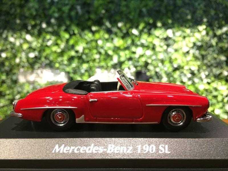 1/43 Minichamps Mercedes-Benz 190 SL 1955 Red【MGM】