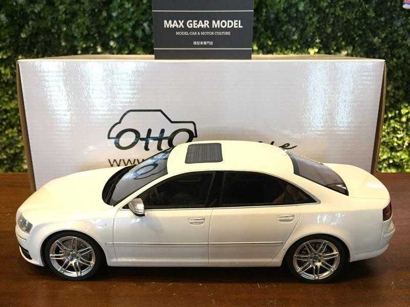 1/18 Otto Audi S8 2008 White OT699【MGM】