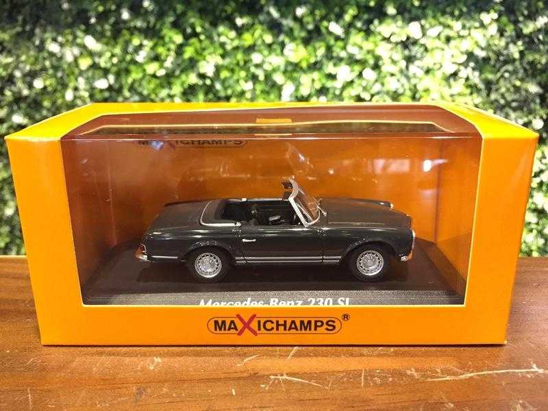 1/43 Minichamps Mercedes-Benz 230 SL (W113) 1965 Grey【MGM】