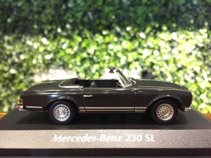 1/43 Minichamps Mercedes-Benz 230 SL (W113) 1965 Grey【MGM】