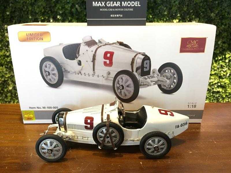 1/18 CMC Bugatti T35, 1924 Germany M100 (B005)【MGM】