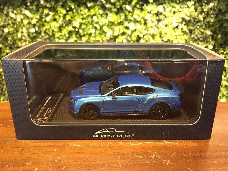 1/43 Almost Real Bentley Continental GT3-R Blue 430403【MGM】