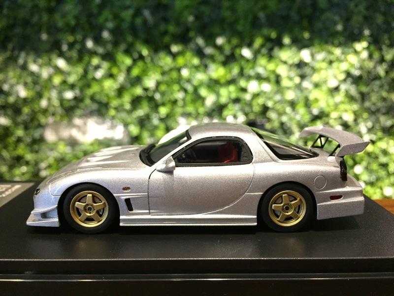 1/43 Hi-Story Mazda RX-7 R-SPEC (2000) Silver HS205SL【MGM】