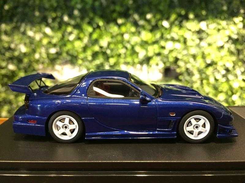 1/43 Hi-Story Mazda RX-7 R-SPEC (2000) Blue HS205BL【MGM】