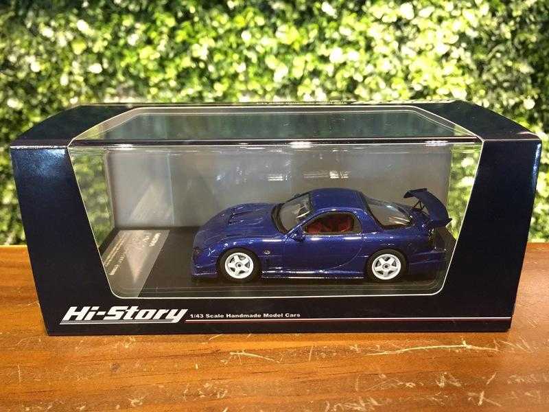 1/43 Hi-Story Mazda RX-7 R-SPEC (2000) Blue HS205BL【MGM】