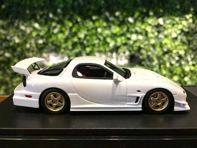 1/43 Hi-Story Mazda RX-7 R-SPEC (2000) White HS205WH【MGM】