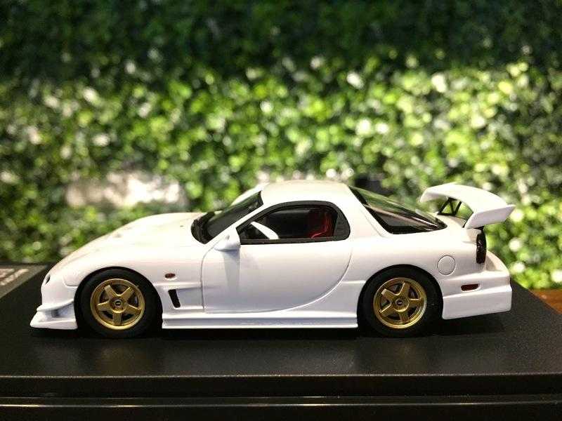 1/43 Hi-Story Mazda RX-7 R-SPEC (2000) White HS205WH【MGM】