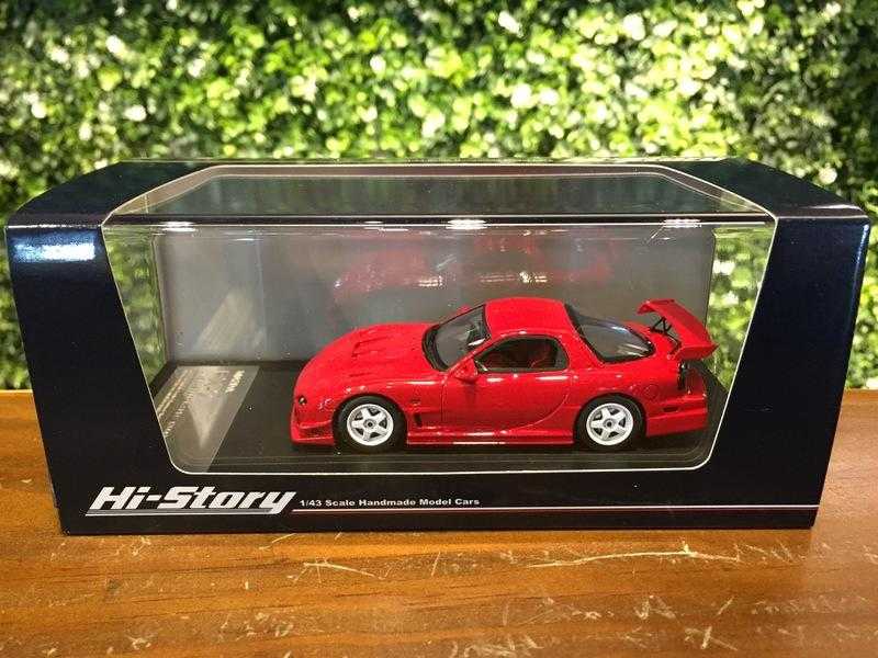 1/43 Hi-Story Mazda RX-7 R-SPEC (2000) Red HS205RE【MGM】