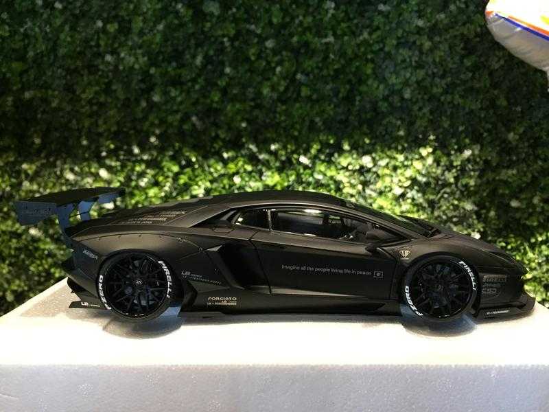 1/18 AUTOart LB-WORKS Lamborghini Aventador Black 79106【MGM】