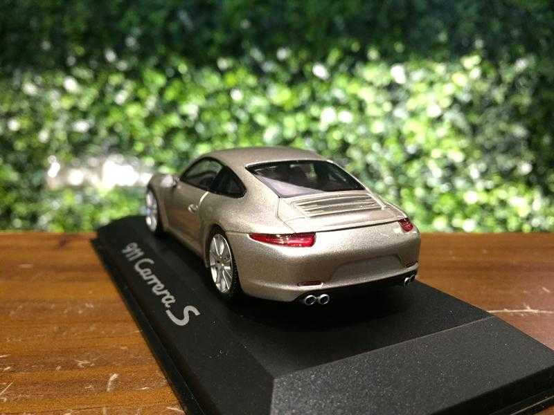 1/43 Minichamps Porsche 911 (991) Carrera S 2011 Silver【MGM】