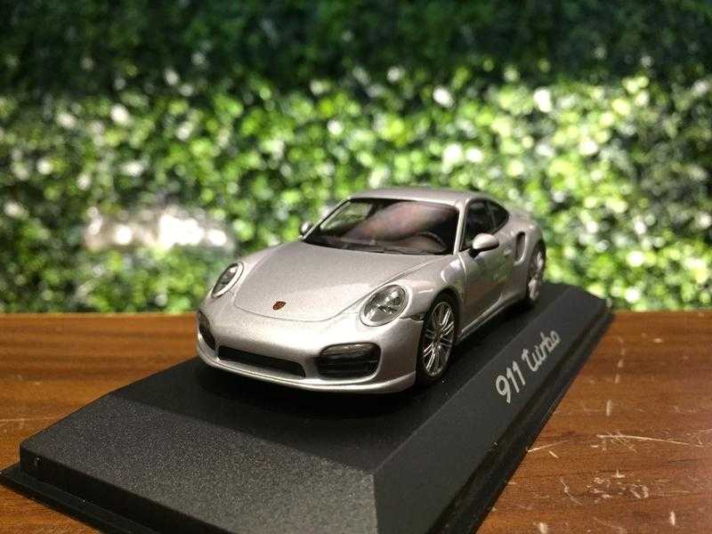 1/43 Minichamps Porsche 911 (991) Turbo 2013 Silver【MGM】