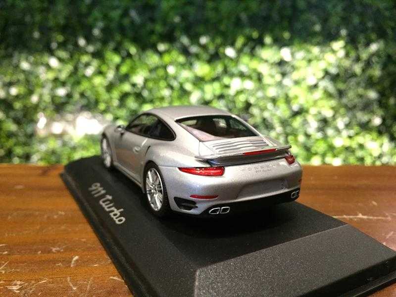 1/43 Minichamps Porsche 911 (991) Turbo 2013 Silver【MGM】