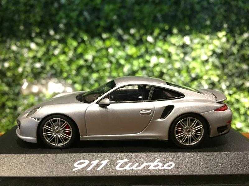 1/43 Minichamps Porsche 911 (991) Turbo 2013 Silver【MGM】