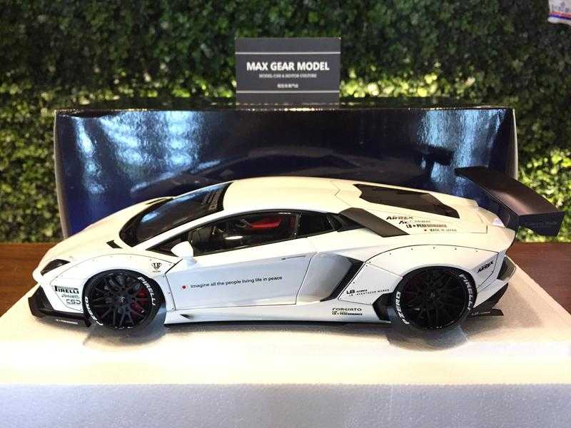 1/18 AUTOart LB-WORKS Lamborghini Aventador White 79105【MGM】