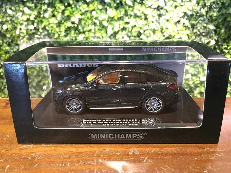 1/43 Minichamps Brabus 850 Mercedes-Benz GLE63S Black【MGM】