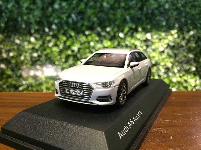 1/43 i-Scale Audi A6 Avant Glacier White【MGM】