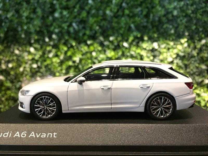 1/43 i-Scale Audi A6 Avant Glacier White【MGM】