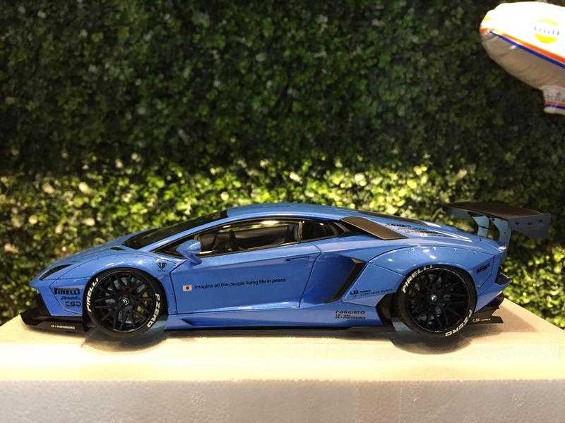 1/18 AUTOart LB-WORKS Lamborghini Aventador Blue 79107【MGM】