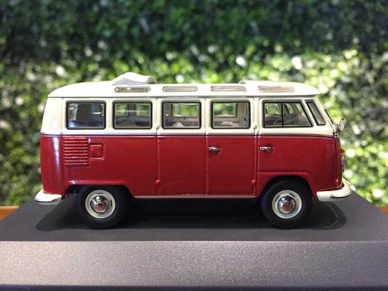 1/43 Schuco Volkswagen VW T1 Samba Bus Red 450374300【MGM】