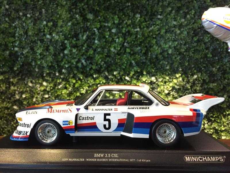 1/18 Minichamps BMW 3.5 CSL #5 Winner 1977 155772605【MGM】