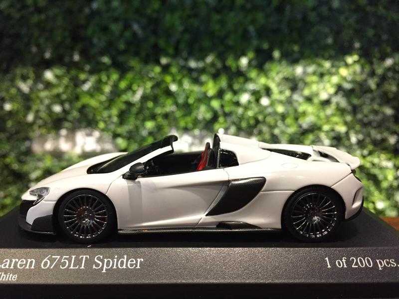 1/43 Minichamps McLaren 675LT Spider White 537154432【MGM】