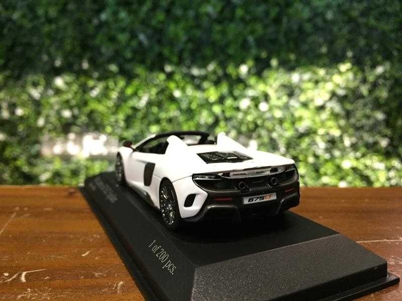 1/43 Minichamps McLaren 675LT Spider White 537154432【MGM】