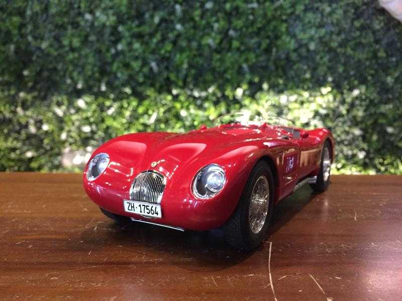 1/18 CMC Jaguar C-Type XKC 023 1952 Red M193【MGM】