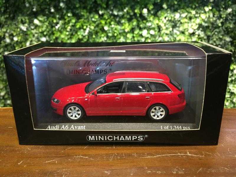 1/43 Minichamps Audi A6 2004 Red 400013010【MGM】