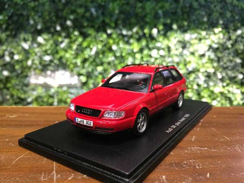 1/43 Spark Audi S6 Plus Avant 1996 Red S4883【MGM】