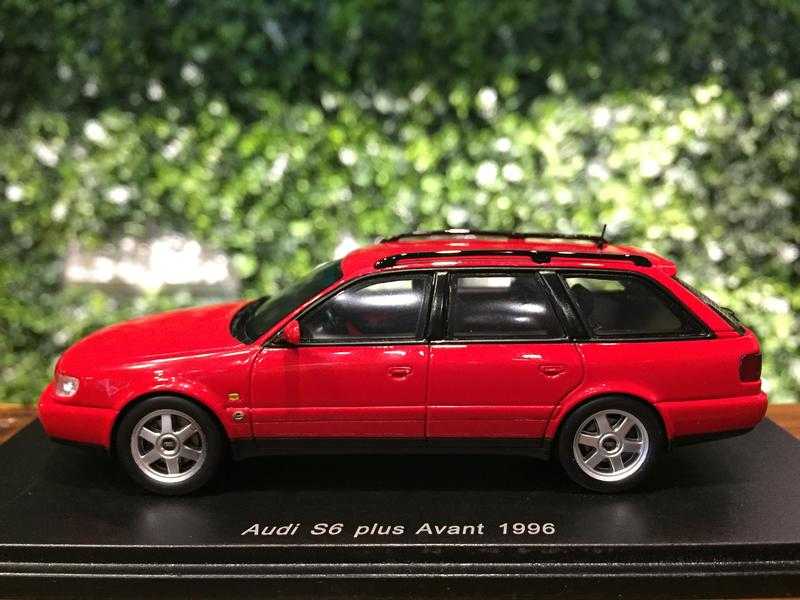 1/43 Spark Audi S6 Plus Avant 1996 Red S4883【MGM】