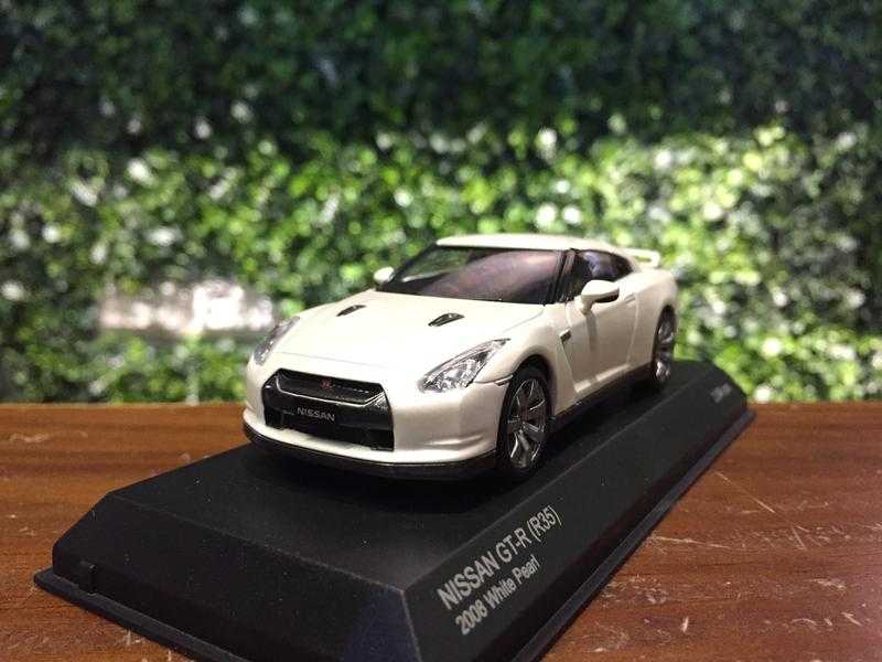 1/43 Kyosho Nissan GT-R (R35) 2008 White Pearl 03741WP【MGM】