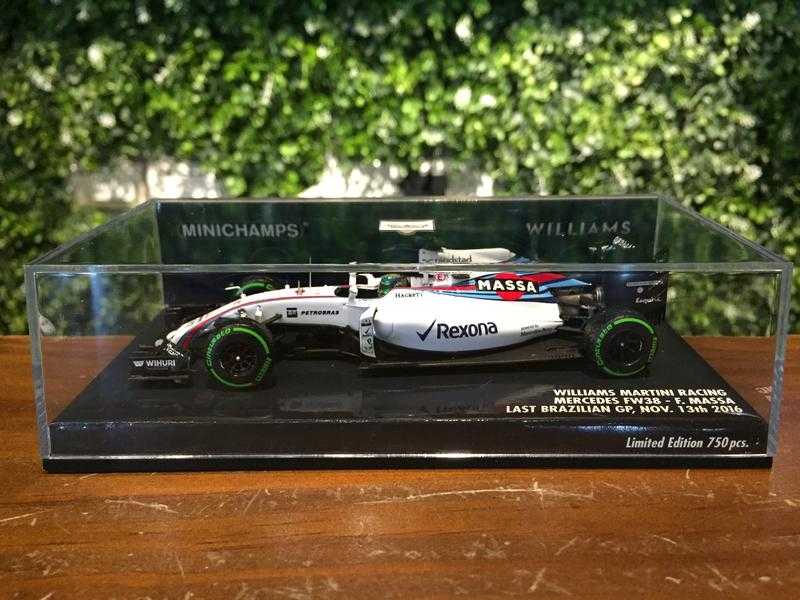1/43 Minichamps F.Massa Williams Martini FW38 F1 2016【MGM】
