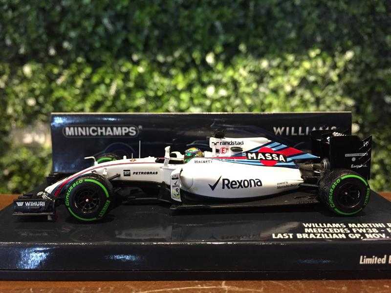 1/43 Minichamps F.Massa Williams Martini FW38 F1 2016【MGM】