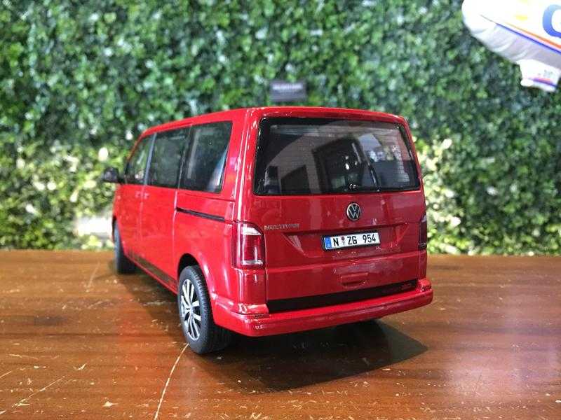 1/18 NZG Volkswagen VW Multivan T6 2017 Red 9542/10【MGM】