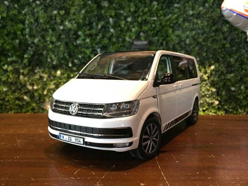 1/18 NZG Volkswagen VW Multivan T6 2017 White 954/40【MGM】