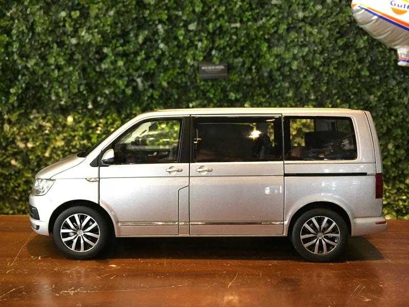 1/18 NZG Volkswagen VW Multivan T6 2017 Silver 954/55【MGM】