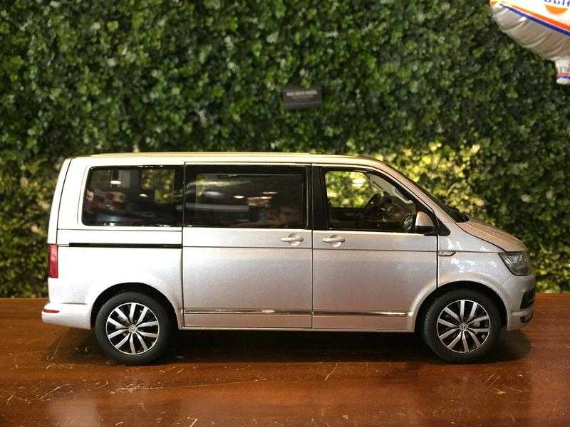 1/18 NZG Volkswagen VW Multivan T6 2017 Silver 954/55【MGM】