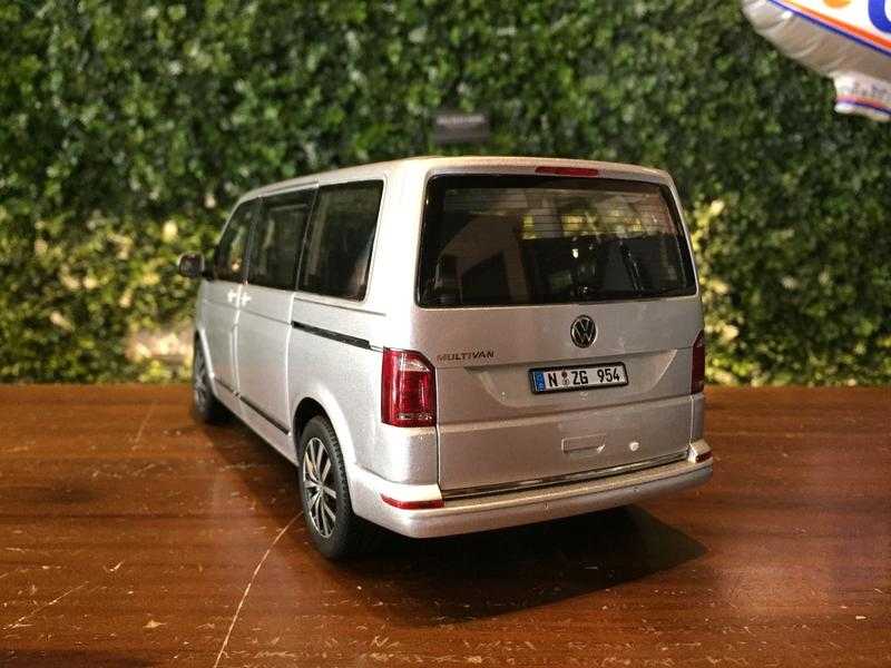 1/18 NZG Volkswagen VW Multivan T6 2017 Silver 954/55【MGM】