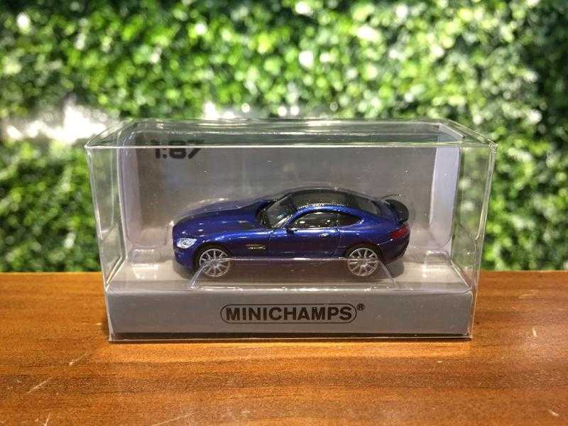 1/87 Minichamps Mercedes-AMG GTS 2015 Blue 870037124【MGM】