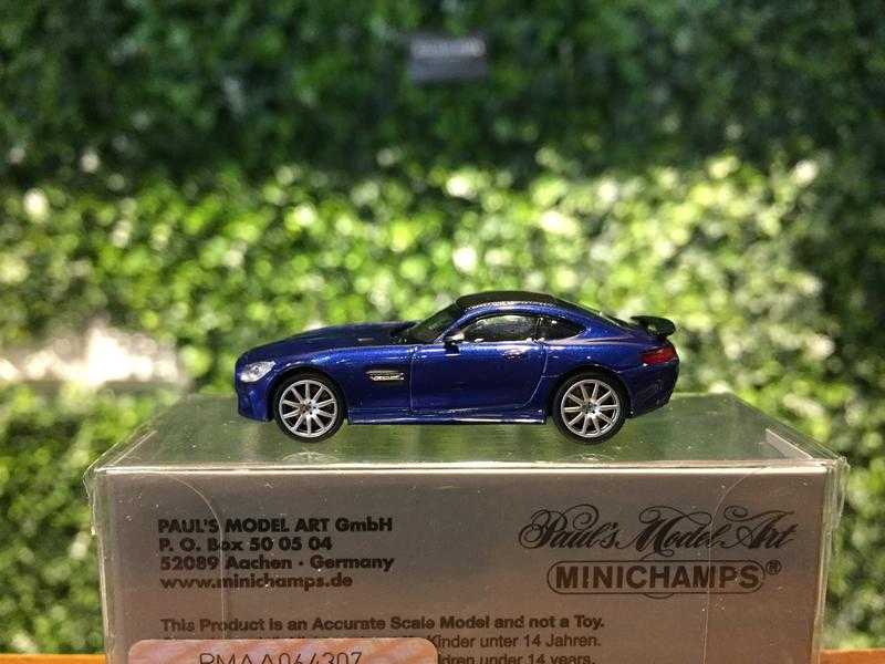 1/87 Minichamps Mercedes-AMG GTS 2015 Blue 870037124【MGM】