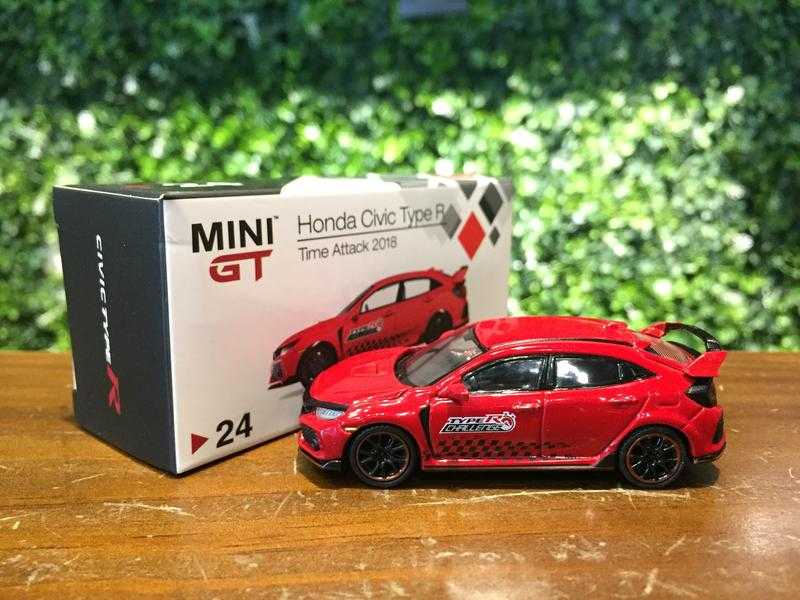 1/64 MiniGT Honda Civic TypeR FK8 Time Attack MGT00024L【MGM】