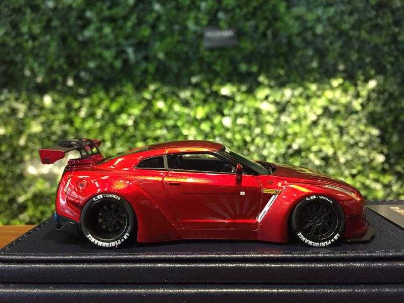 1/43 OneByOne LB-WORKS R35 GT-R Candy Red NS011ACR【MGM】